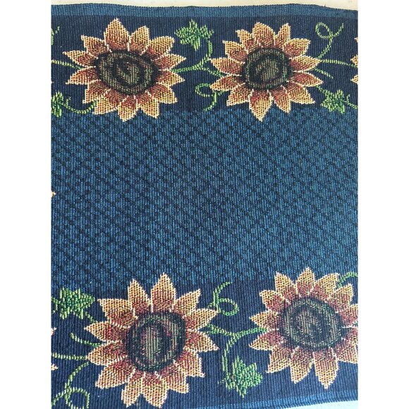 Windham Home Set Of 4 Sunflower Tapestry Placemats - Picture 2 of 7